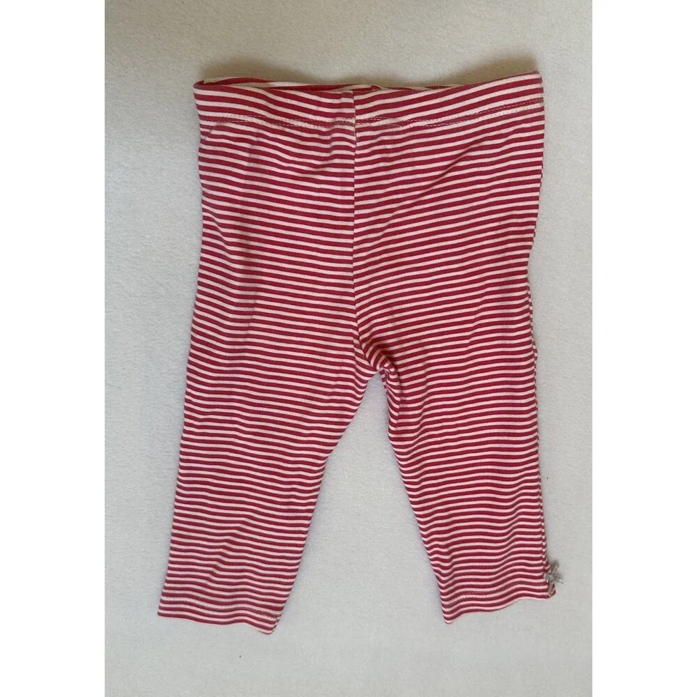 Little Me Baby Girl 12M My‎ First Christmas Outfit Polka Dot Top & Stripe Pants
